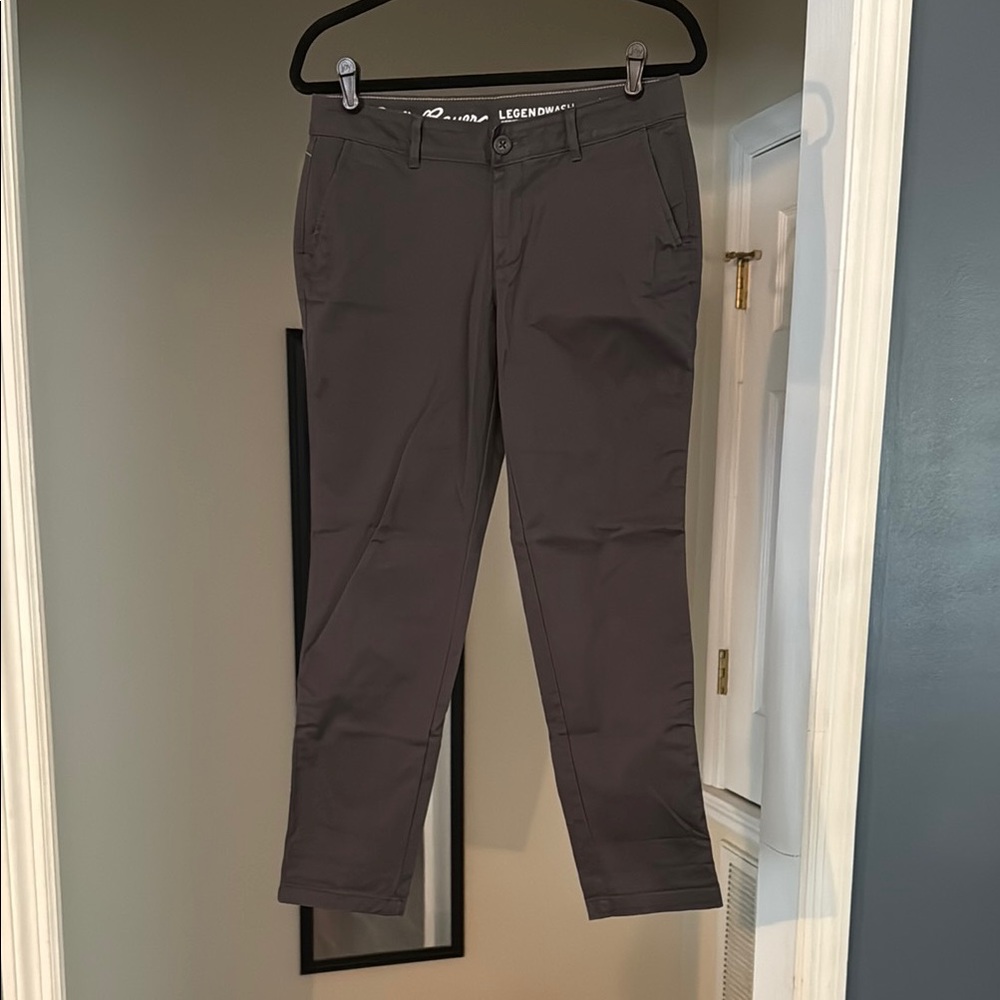 Eddie Bauer Women’s Stretch Legend Wash Pants - Boyfriend - Carbon Gray
